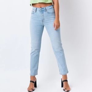 Levi's Wedgie Fit High Rise Straight Jeans